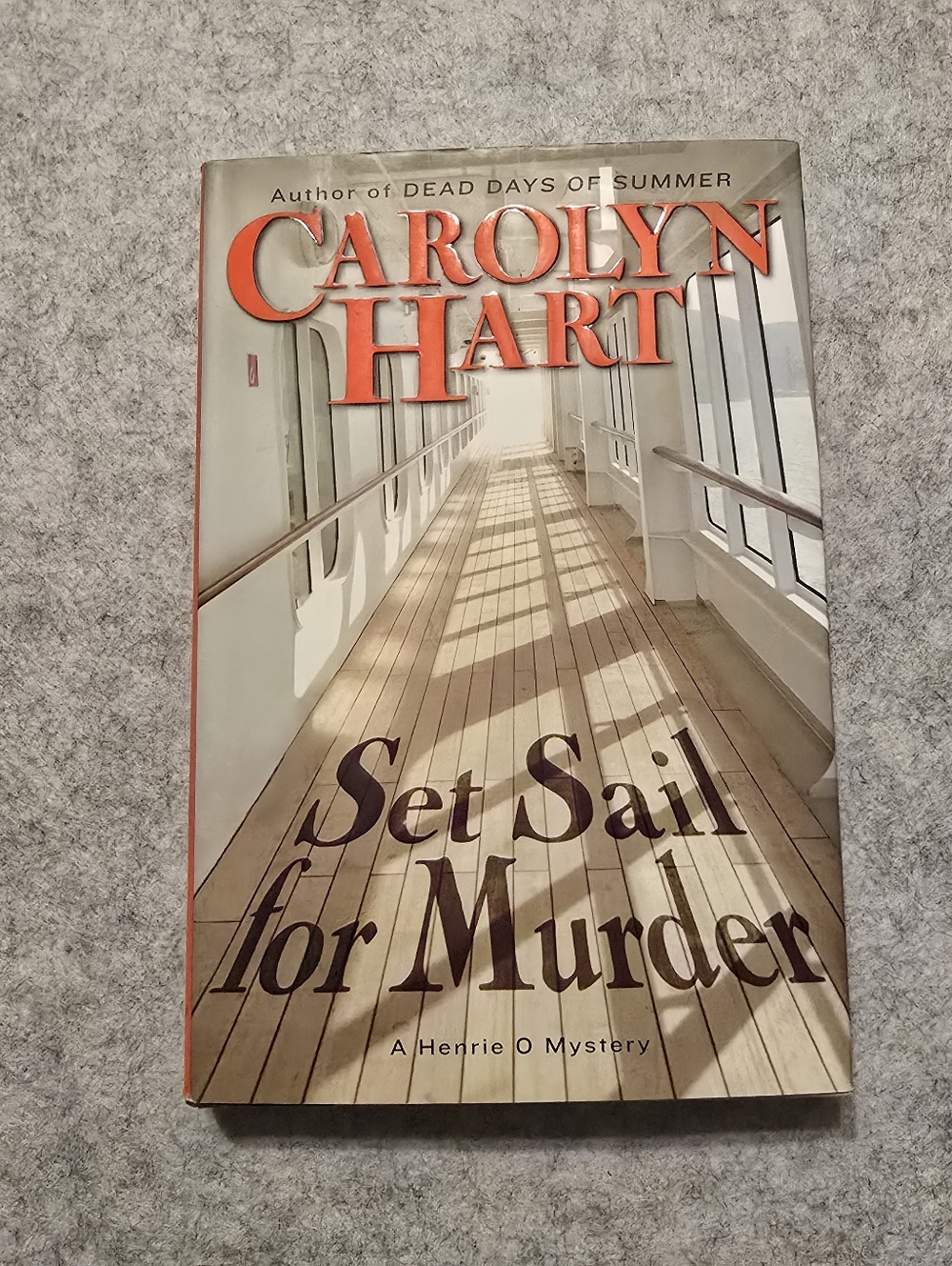 Set Sail For Murder A Henrie O Mystery By Carolyn Hart Hardcover